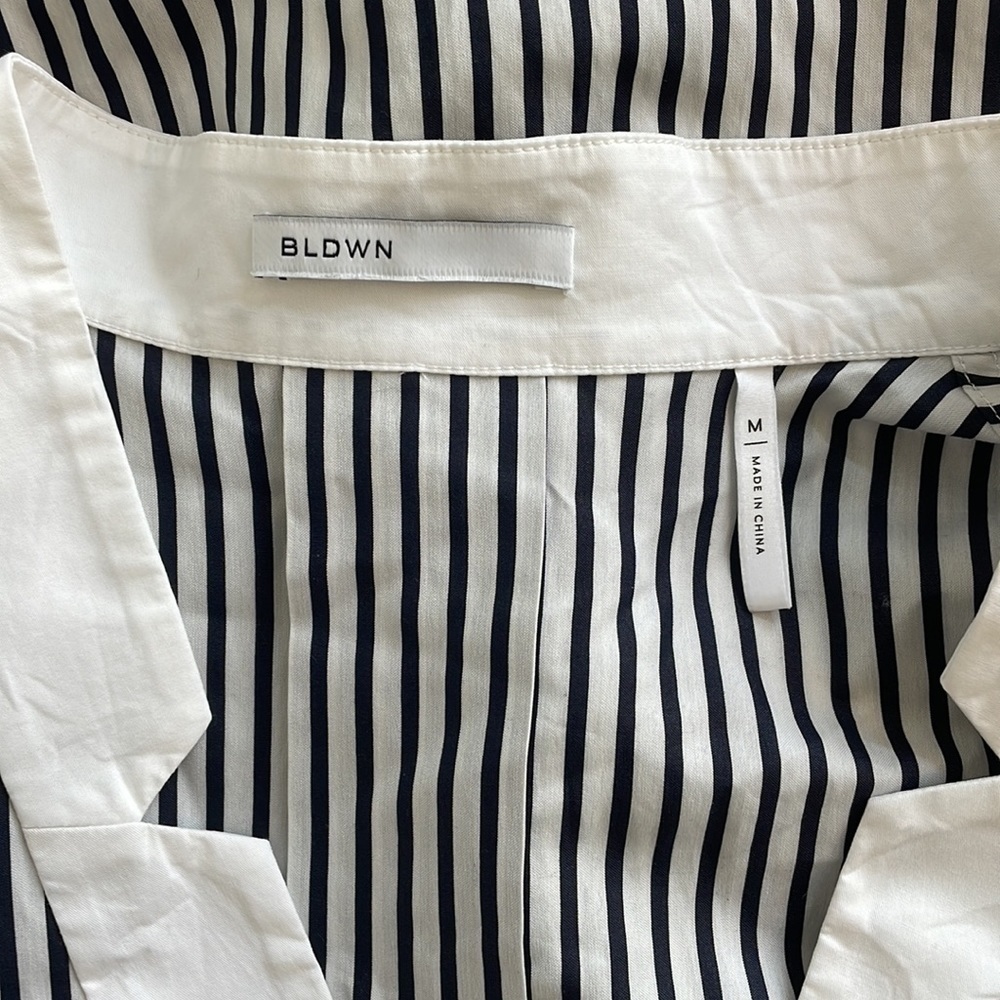 Women’s Maxi Striped Shirtdress - Picture 4 of 4